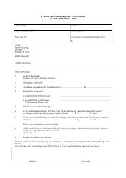 Antrag auf Genehmigung einer Nebentätigkeit - Landgericht ...